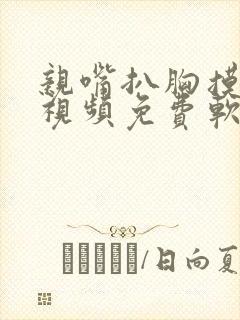 亲嘴扒胸摸屁股视频免费软件