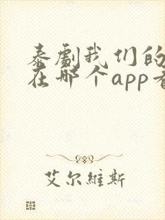 泰剧我们的秘密在哪个app看