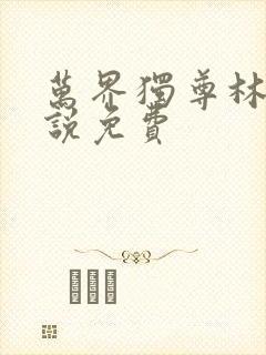 万界独尊林枫小说免费