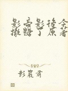 影帝影后今天又撒糖了原著小说