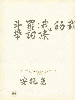 斗罗:我的武魂带词条