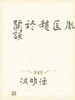 关于赵匡胤的小说