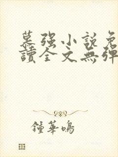 慕强小说免费阅读全文无弹窗笔趣阁