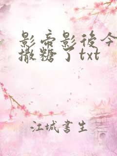 影帝影后今天又撒糖了txt
