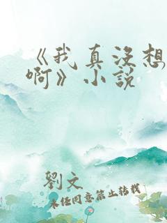 《我真没想重生啊》小说