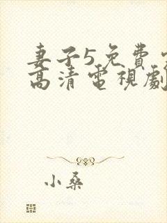 妻子5免费完整高清电视剧在线