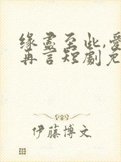 缘尽至此,爱不再言短剧免费