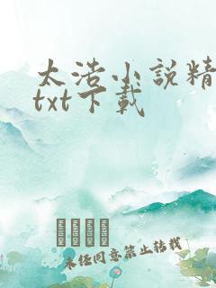太浩小说精校版txt下载