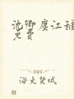 沈卿尘江稚全文免费