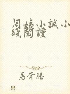 周姨小诚小说在线阅读