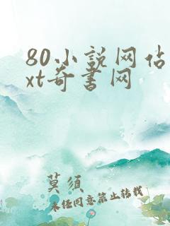 80小说网站txt奇书网