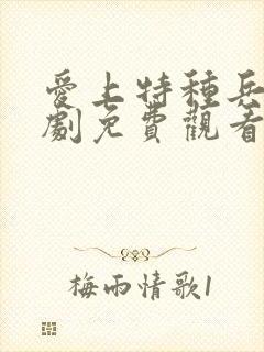 爱上特种兵电视剧免费观看版全集