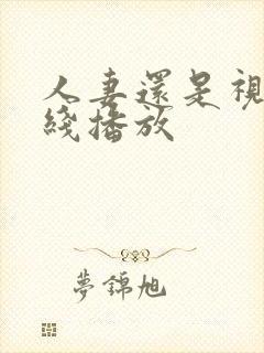 人妻还是视频在线播放