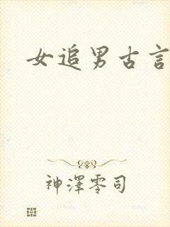 女追男古言甜文
