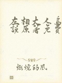 左相大人乌柳小说原著免费阅读