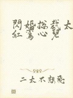闪婚总裁太霸道红鸾心儿