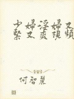 少妇淫妇又爽又紧又爽视频