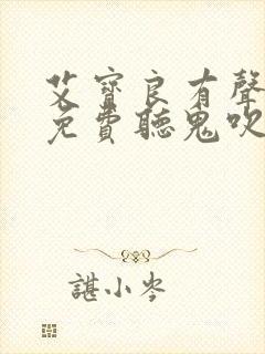 艾宝良有声小说免费听鬼吹灯