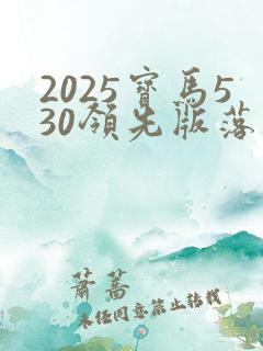 2025宝马530领先版落地价