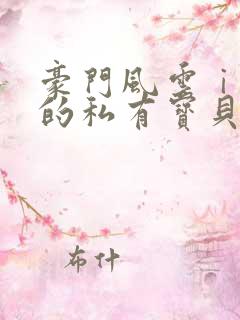 豪门风云ⅰ总裁的私有宝贝 韩祯祯