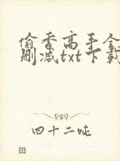 偷香高手全文无删减txt下载