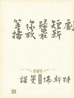 等你归短剧免费播放最新