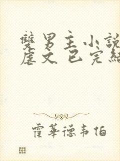 双男主小说推文虐文 已完结