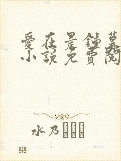 爱在晨钟暮鼓时小说免费阅读无弹窗