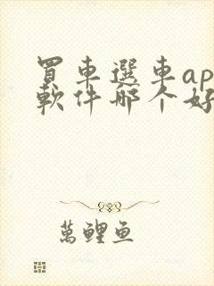 买车选车app软件哪个好