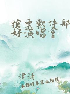 抢票软件哪个最好演唱会