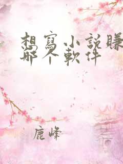 想写小说赚钱去哪个软件