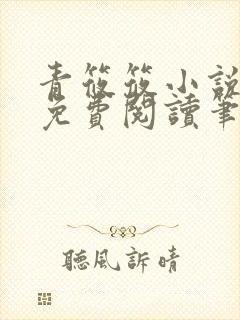 青筱筱小说全文免费阅读笔趣阁