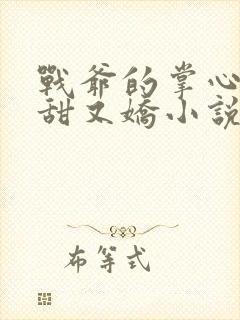 战爷的掌心宠又甜又娇小说全文免费阅读