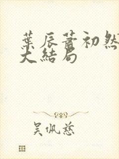叶辰萧初然免费大结局