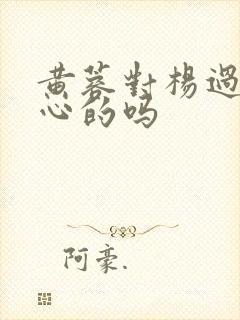 黄蓉对杨过是真心的吗