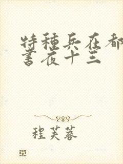 特种兵在都市听书夜十三