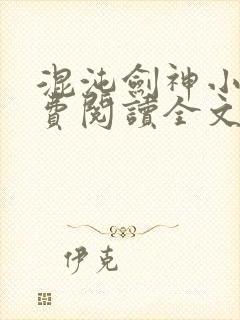 混沌剑神小说免费阅读全文无删减