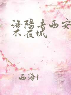 洛阳去西安大唐不夜城