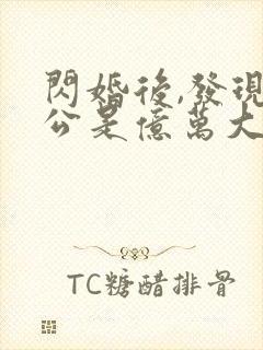 闪婚后,发现老公是亿万大佬 txt