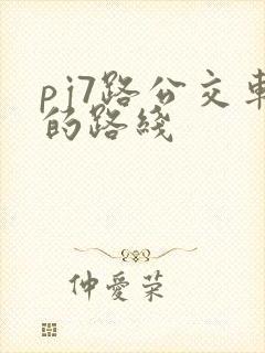 pj7路公交车的路线
