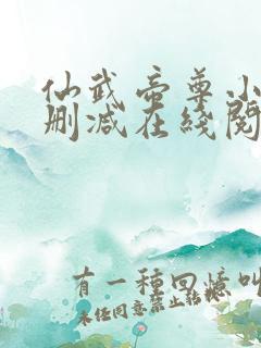 仙武帝尊小说无删减在线阅读