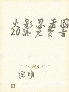 火影忍者国语720集免费看