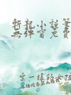 斩龙小说笔趣阁无弹窗免费