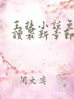 王扶小说免费阅读最新章节无弹窗