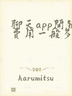 聊天app开发费用一般多少钱