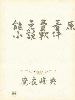 能免费看原耽的小说软件