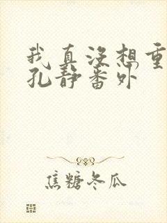 我真没想重生啊孔静番外