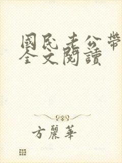 国民老公带回家全文阅读