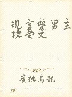 现言双男主小说攻受文