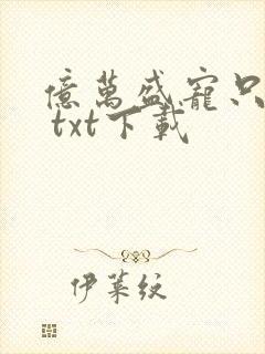 亿万盛宠只为你 txt下载